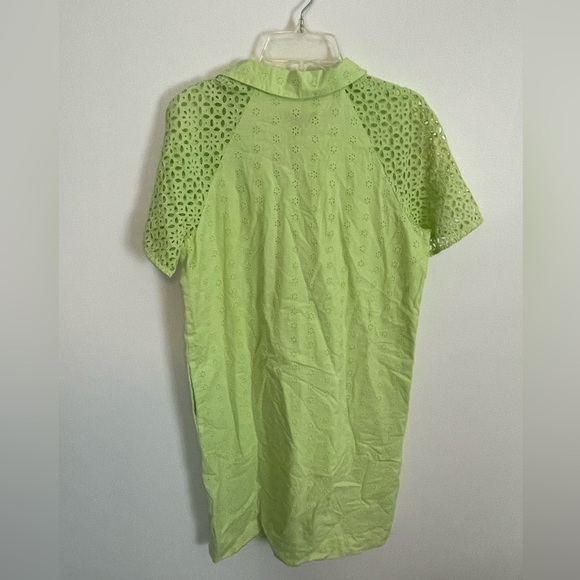 J. Crew Light Green Eyelet Dress - Picture 6 of 6